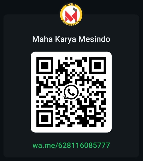 WhatsApp QR code for Maha Karya Mesindo, wa.me/628116085777